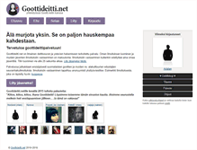 Tablet Screenshot of goottideitti.net